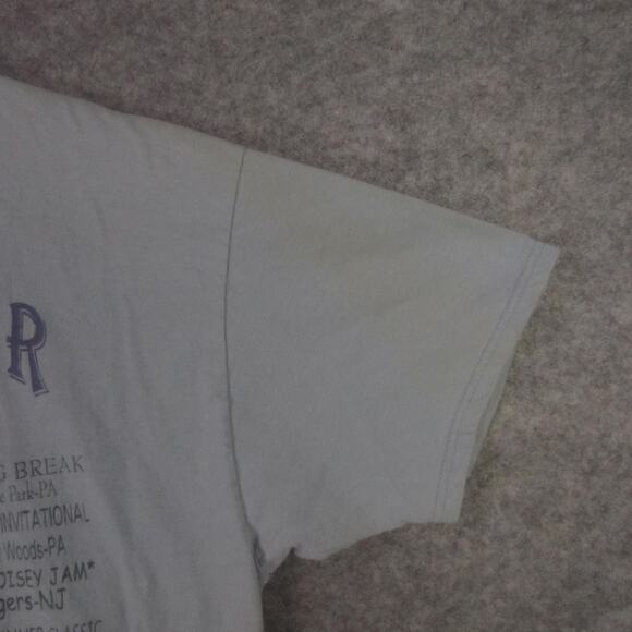 Vintage MADisC Disc Golf Shirt Mens XL Gray 1997 MADC Tour Hanes Beefy-T 90s - Picture 9 of 11